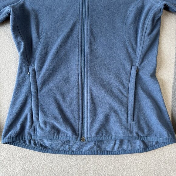 The North Face Jacket Womens Small Blue TKA 100 Fleece Full Zip Hoodie Thumbhole - Picture 5 of 16